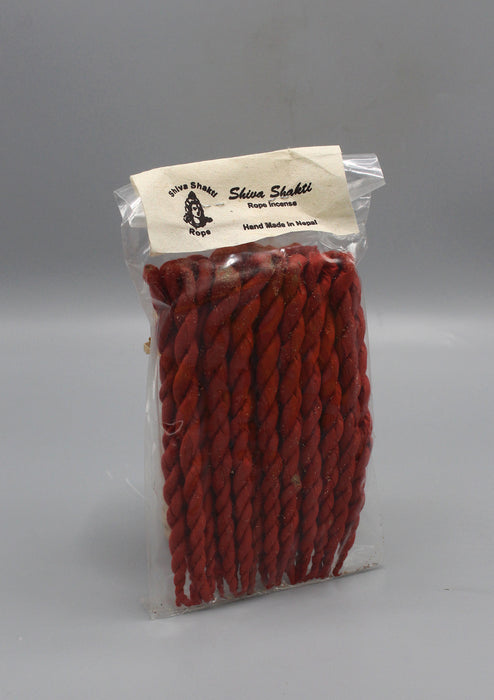 Shiva Shakti Rope Incense Red Pack-The Smell of Devotion