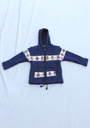 Hand Knitted Pure Woolen Children's Cardigan Sweater - nepacrafts