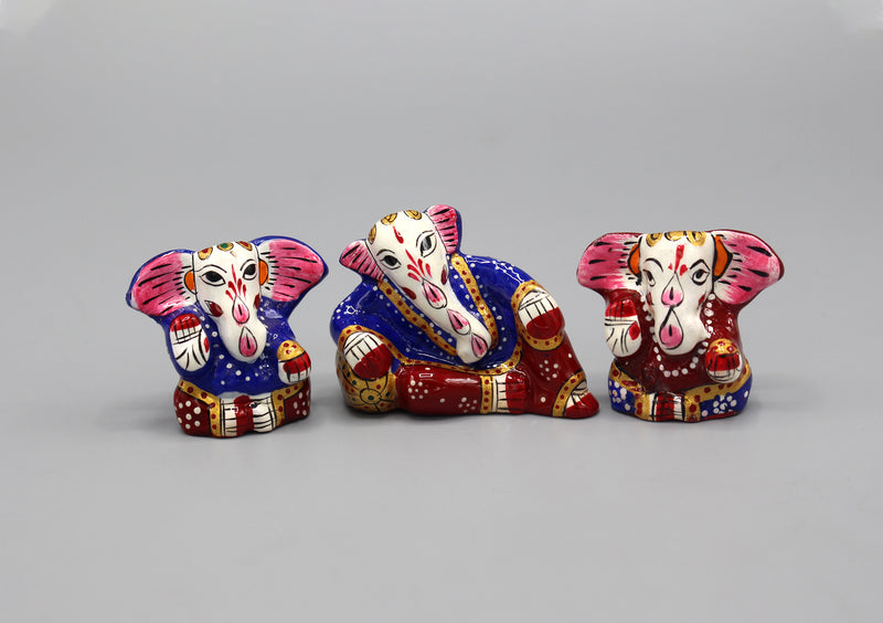 Religious Hindu Lord Ganesha Mini Statue - nepacrafts