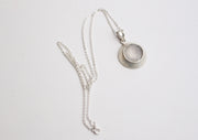 Beautiful Moonstone 925 Silver Sterling Pendant in a Diamond Cut Design - nepacrafts