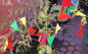 Decorative Felt Wool Triangular Prayer Flags - nepacrafts