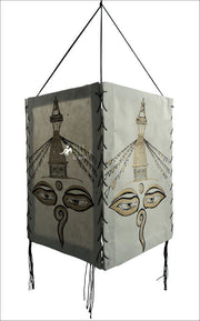 Buddha Eye  Stupa Paper Lamp Shade - nepacrafts